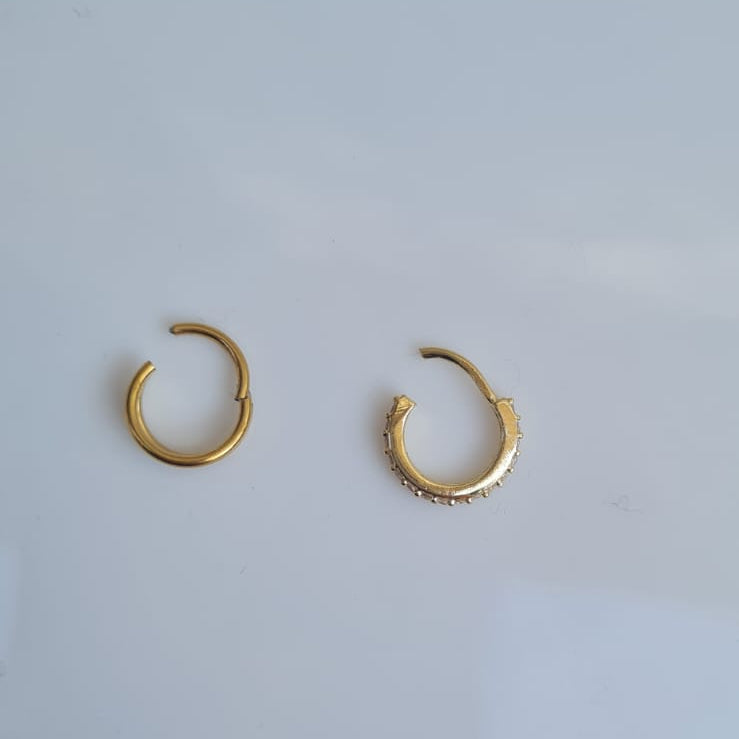 Nose Ring (Set of 2 for piercing nose)
