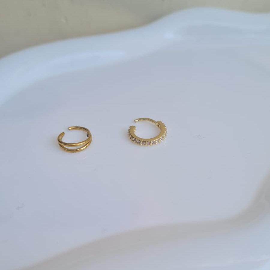 Nose Ring (Set of 2 for piercing nose)