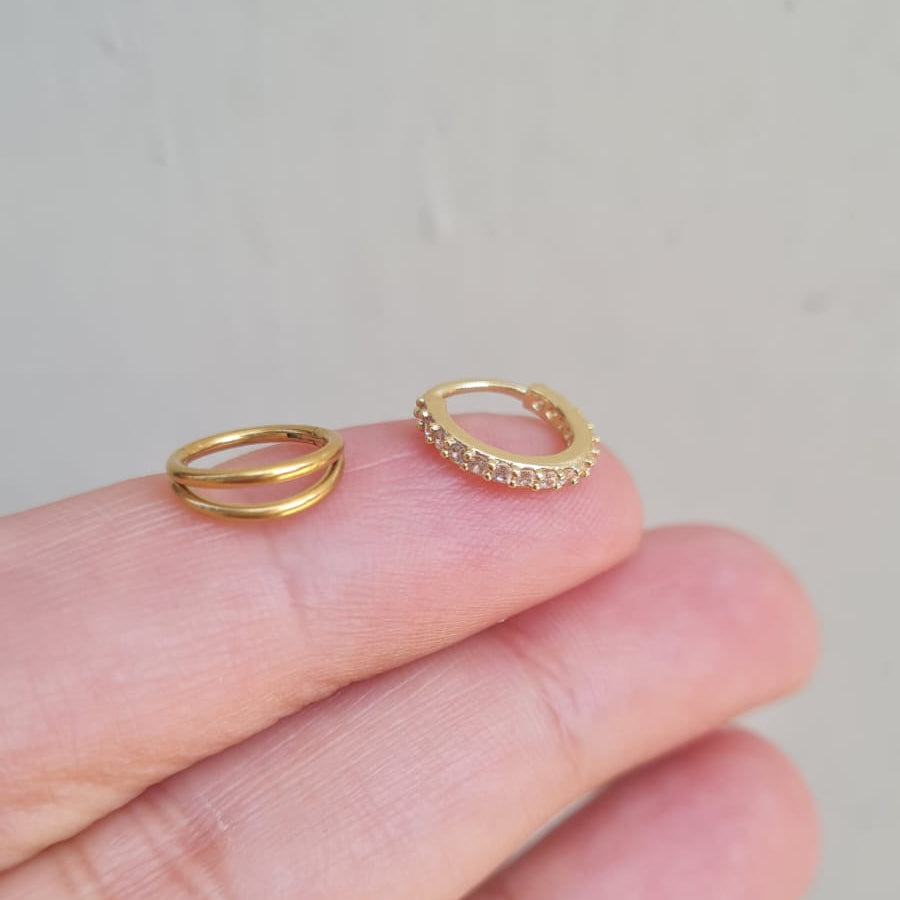 Nose Ring (Set of 2 for piercing nose)