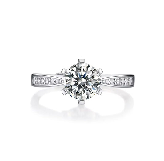 Silver Diamond Ring