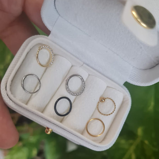 6 Nose Rings Premium Box
