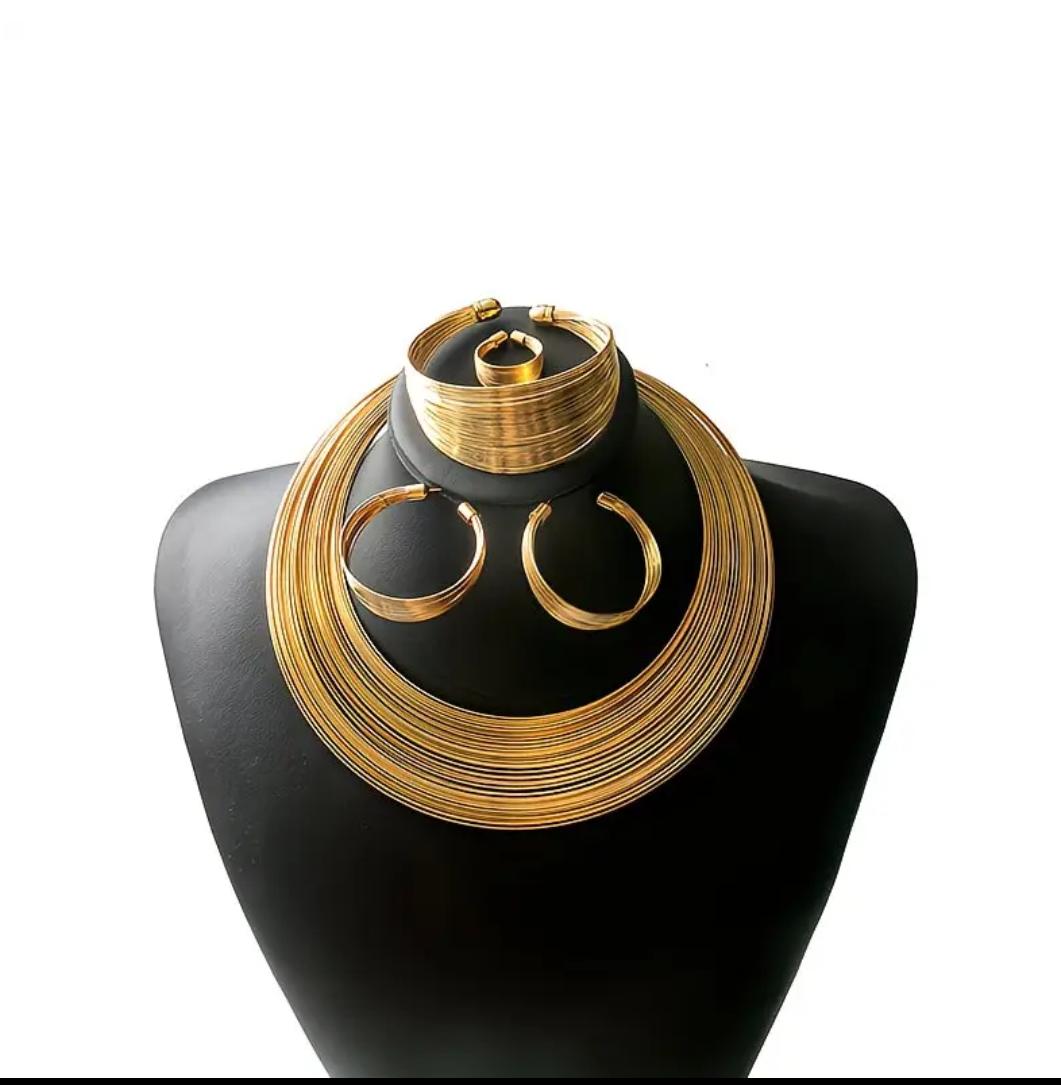 Stainless Steel Trendy Set (4 -Pcs)