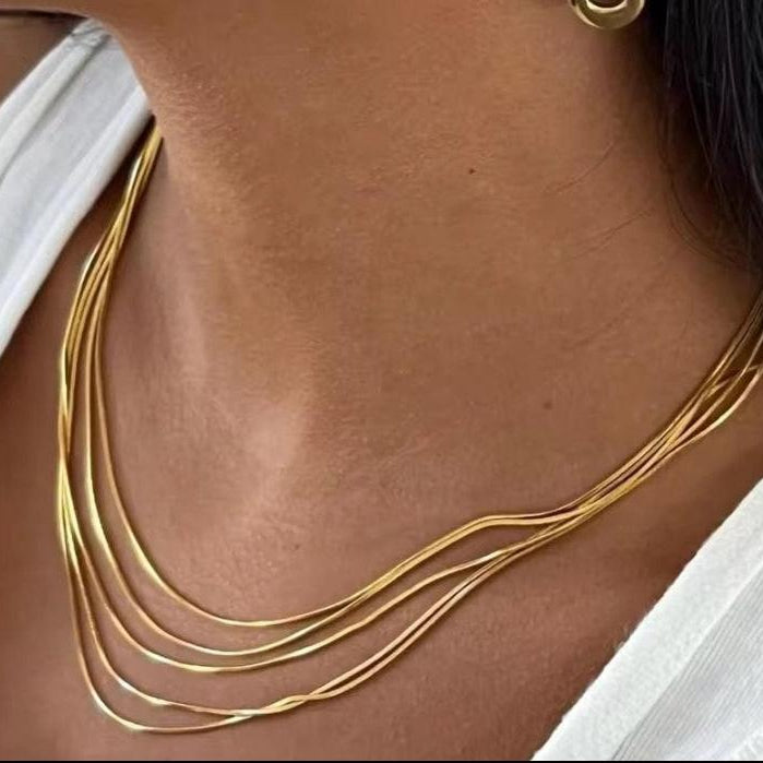 Multilayered Neck Chain