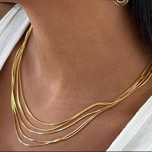 Multilayered Neck Chain