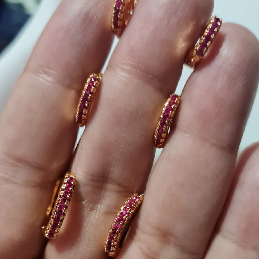 3-Pairs Ear Hoops