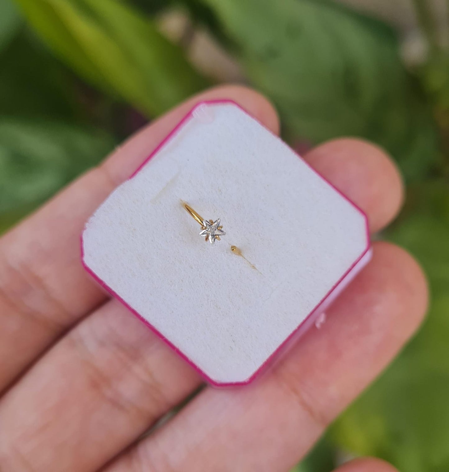 Round Open Nose Ring- (For Pierced Nose Only)