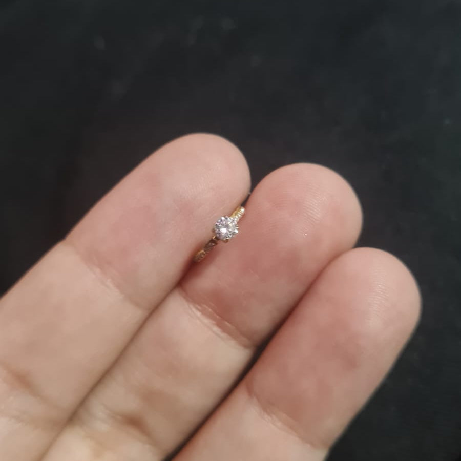 Rhinestones Boom Nose ring (For Pierced Nose)