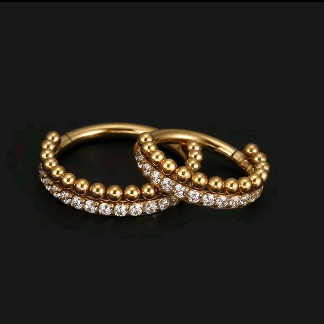 Chrismatic Nose Ring (For Pierces Nose Only)