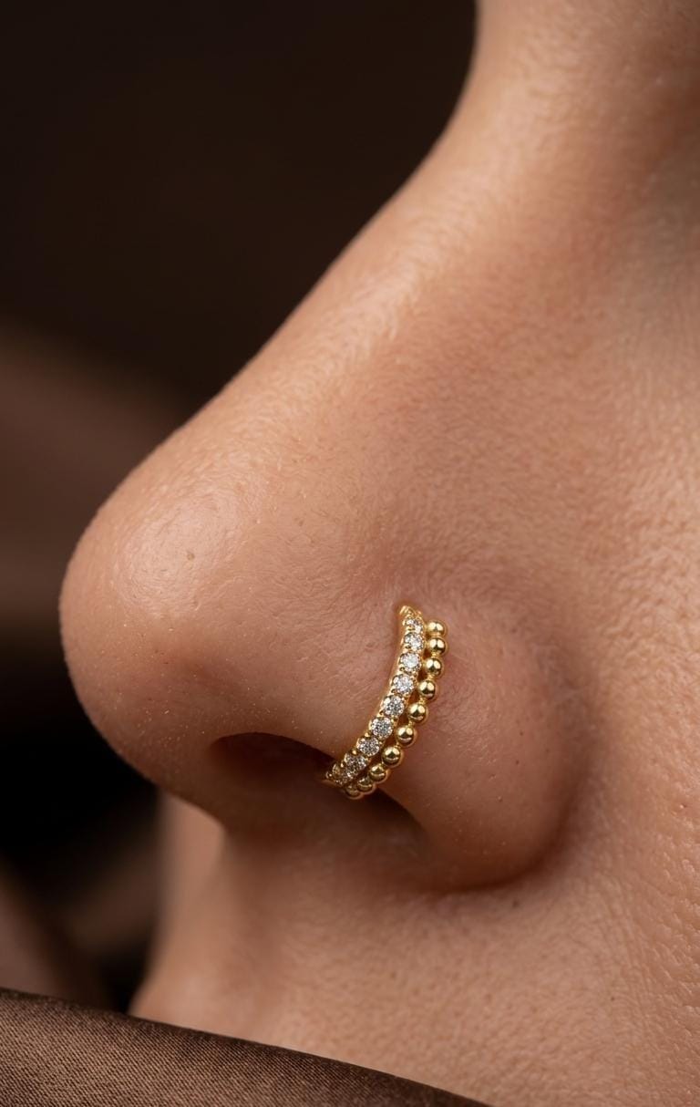 Chrismatic Nose Ring (For Pierces Nose Only)