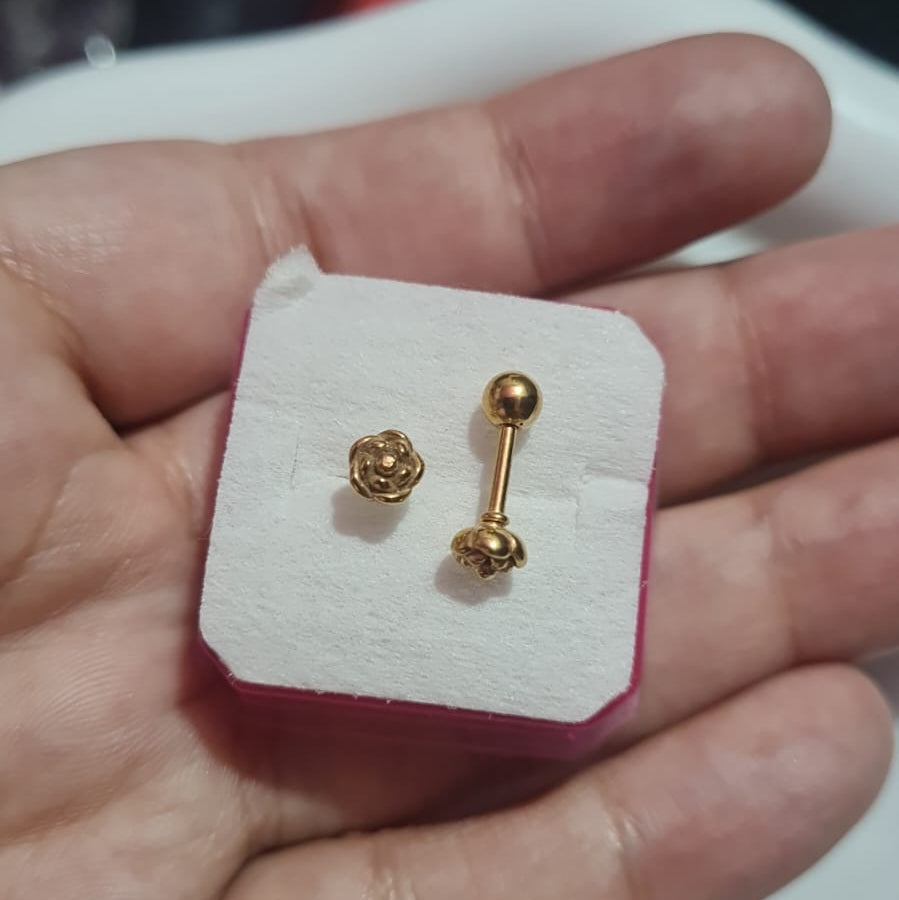 Flower Studs (With Ball Screw)