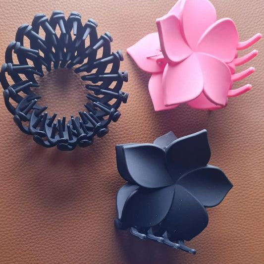Flower Hair Catcher with Bird's Nest (Pack of 3)