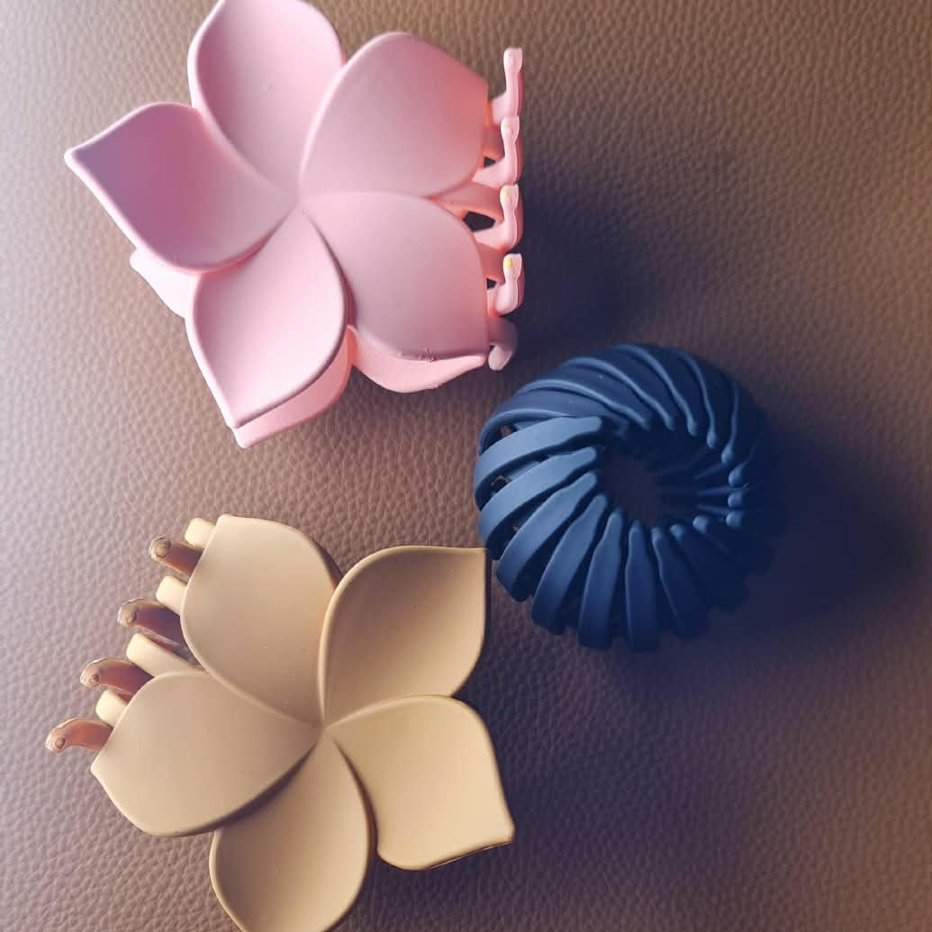 Flower Hair Catcher with Bird's Nest (Pack of 3)