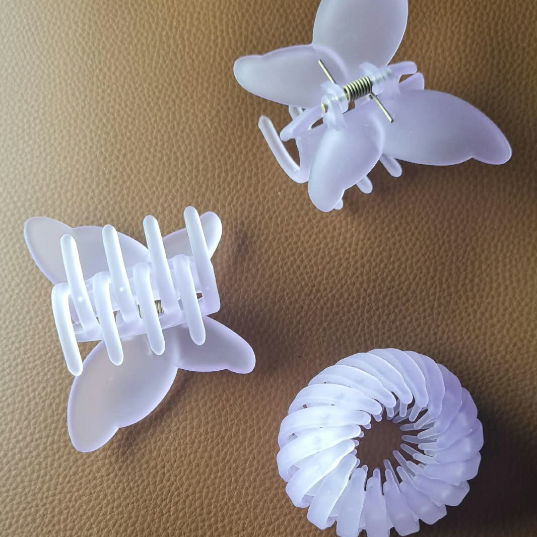 Butterfly Hair Catcher with Bird's Nest (Pack of 3)