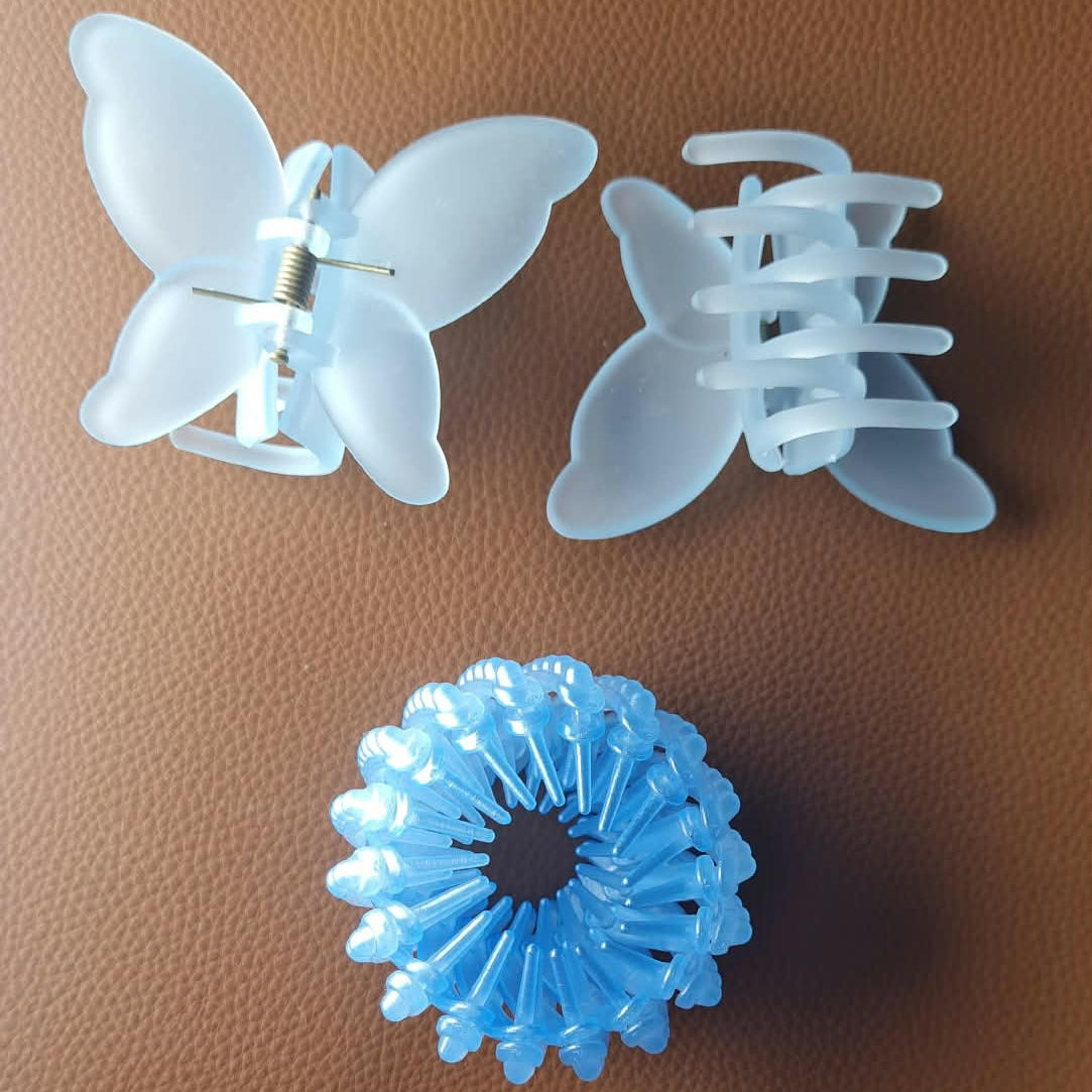 Butterfly Hair Catcher with Bird's Nest (Pack of 3)