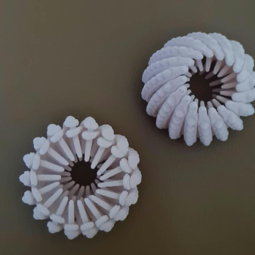 Velvet Bird's Nest Claw Clip (Pack of 2)