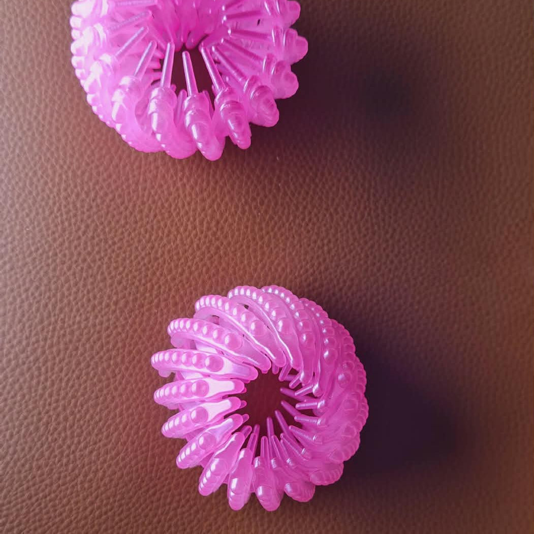 Shiny Bird's Nest Hair Clip (Pack of 2)