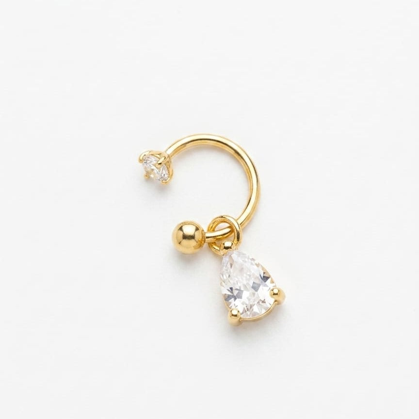 C-Shape Hanging Nose Ring (For Pierced Nose)