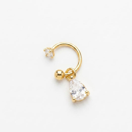 C-Shape Hanging Nose Ring (For Pierced Nose)
