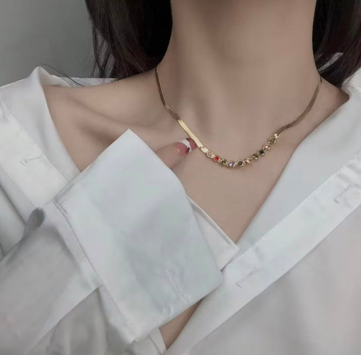 Premium Multicolor Neck and Hand Chain