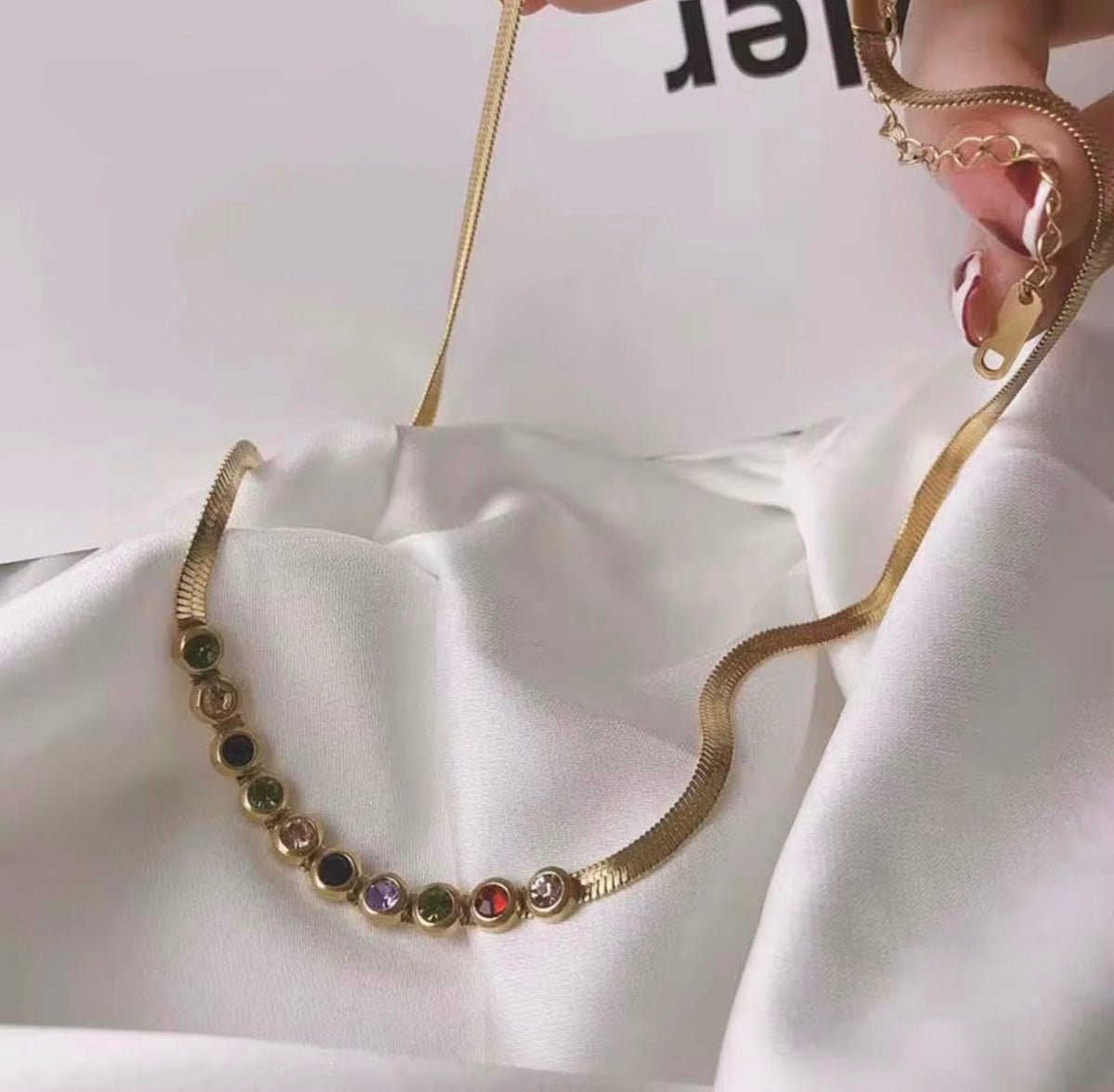 Premium Multicolor Neck and Hand Chain