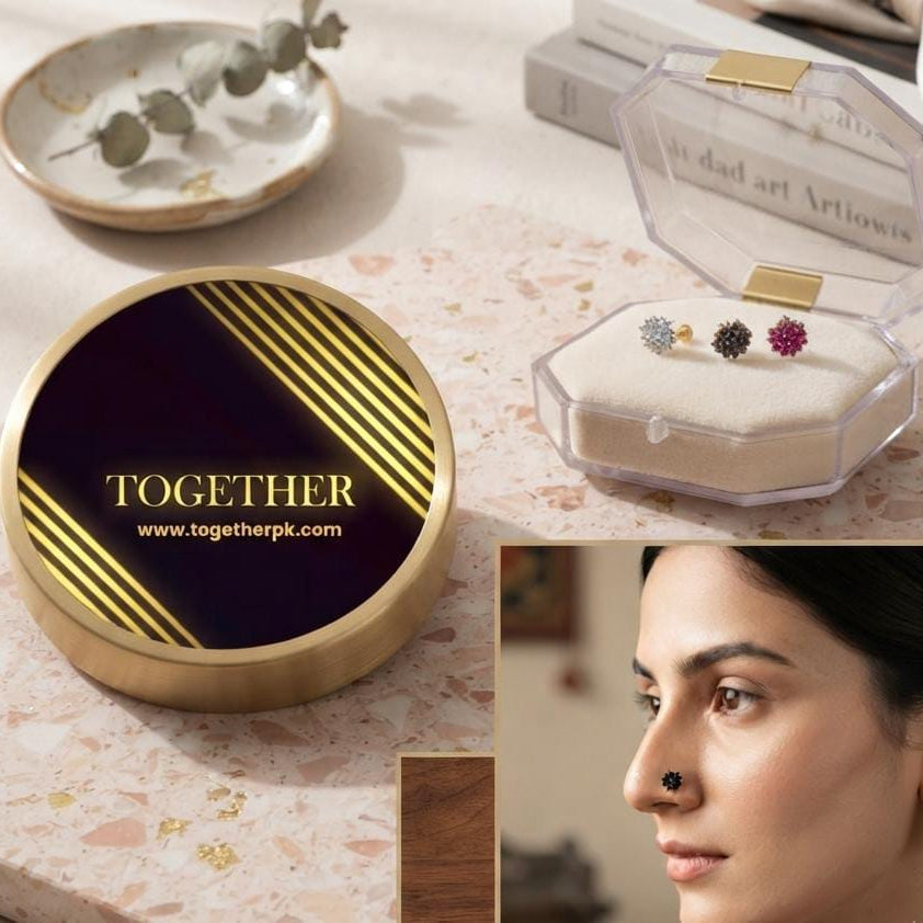 Gorgeous Nose Pin (1 Piece-For Pierced Nose)