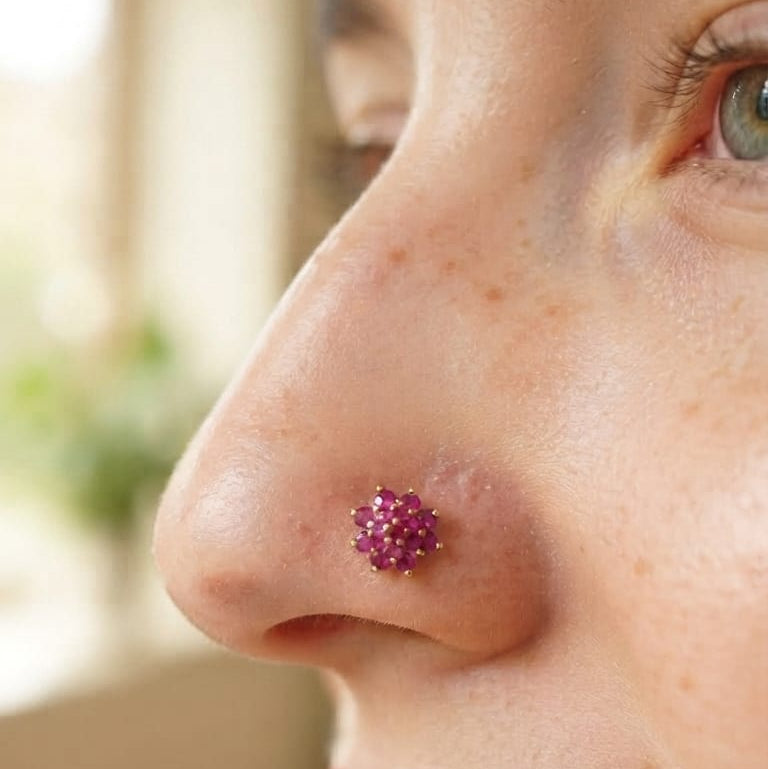Gorgeous Nose Pin (1 Piece-For Pierced Nose)