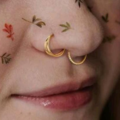 Nose Ring (Set of 2 for piercing nose)