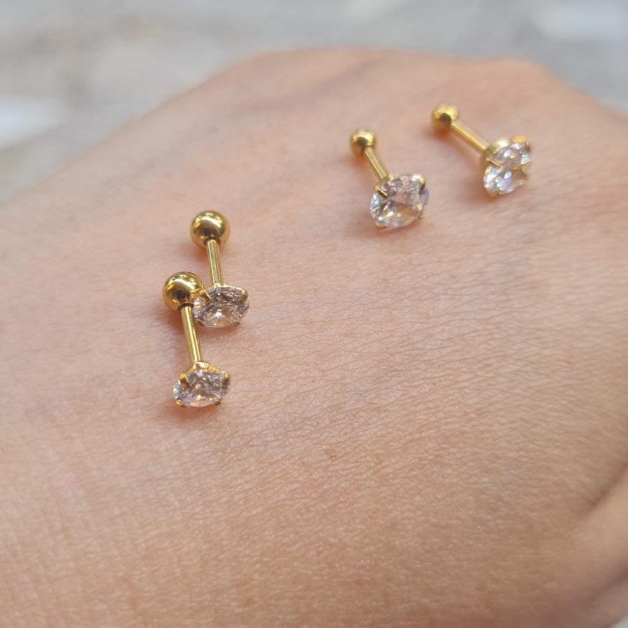 Sparkling Ear Studs (Pair)