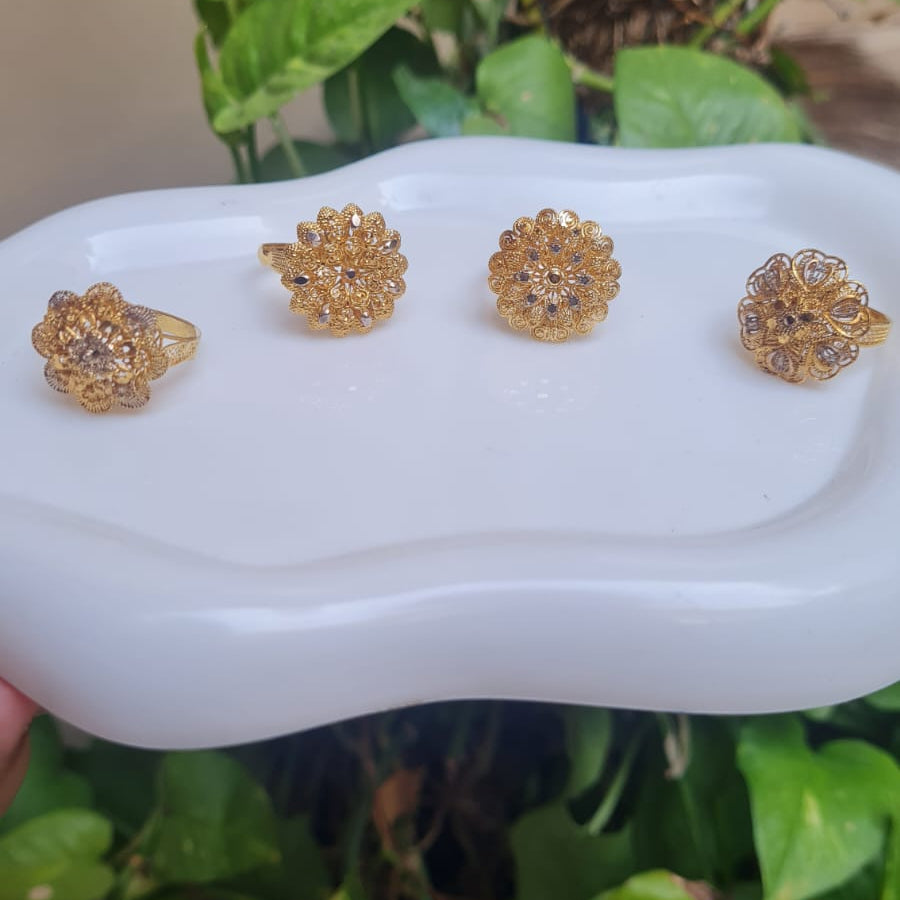 Gold Plated Ring (Daily Wear-Gold Looking)