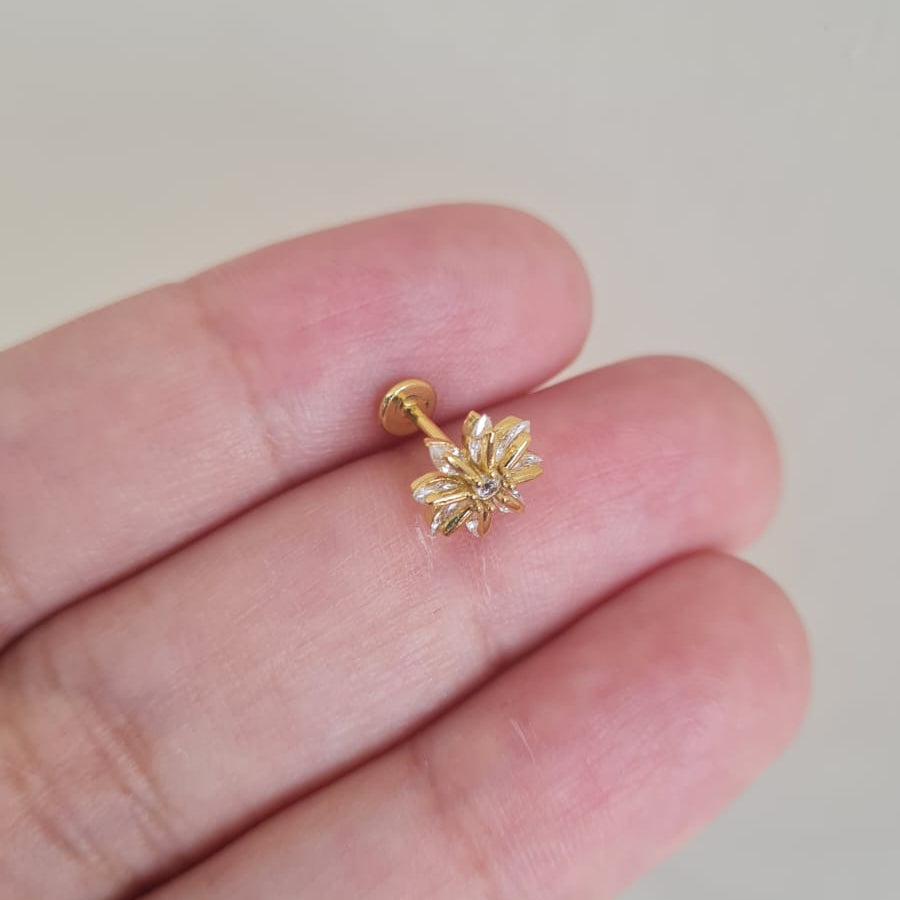 Nose Pin (Single Piece, for pierced nose)