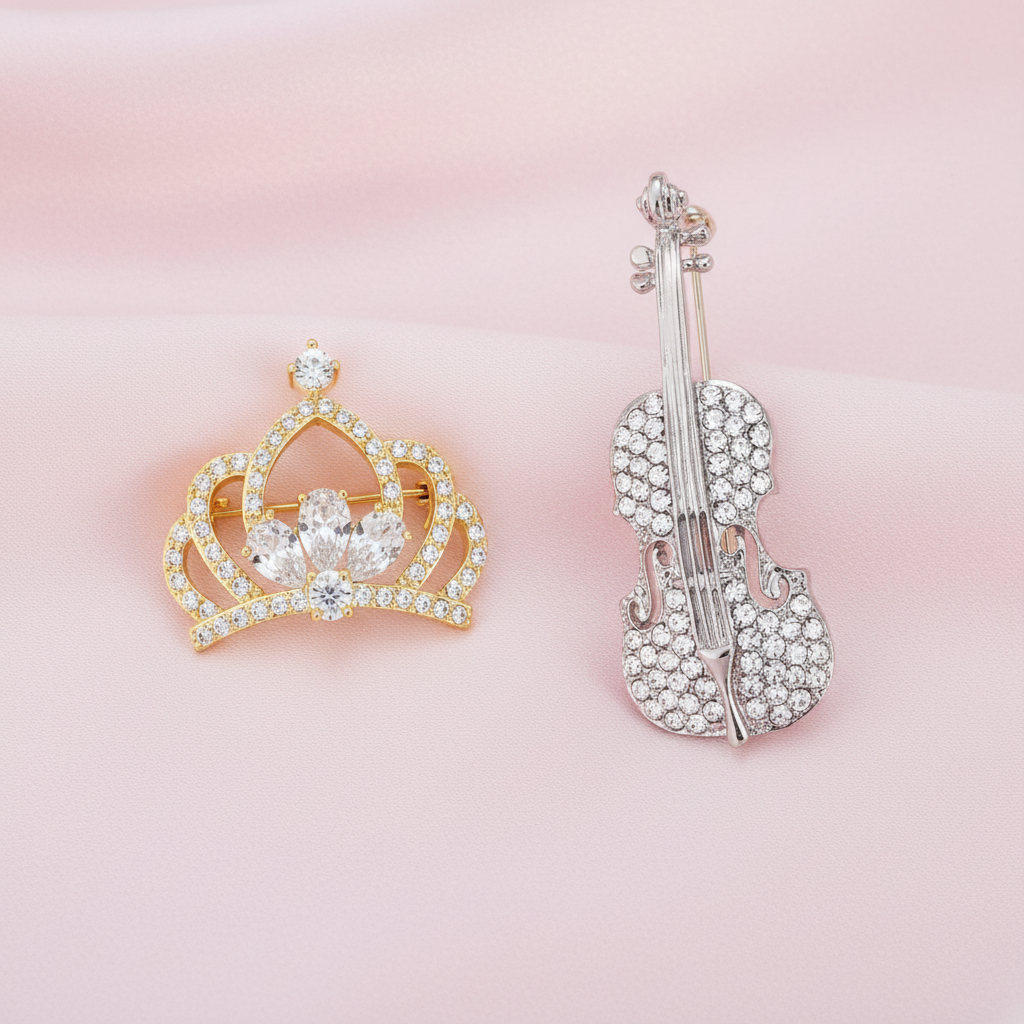 Pack of 2 Brooches (Gift For Him)