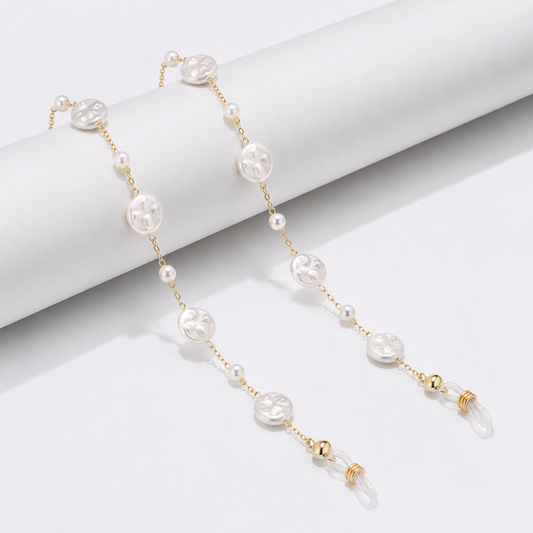 Round Pearls Glasses Chain (long)