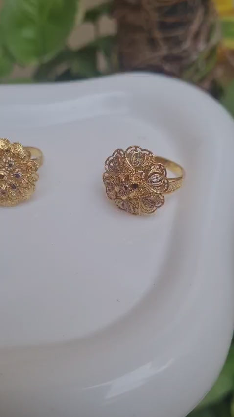 Gold Plated Ring (Daily Wear-Gold Looking)
