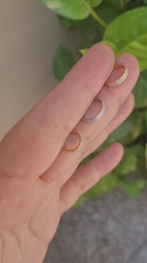 Double Layered Nose ring (1-PcFor Pierced Nose)