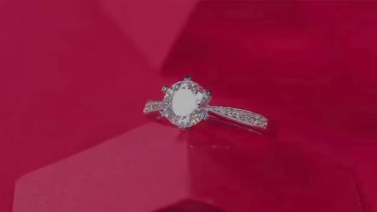 Silver Diamond Ring